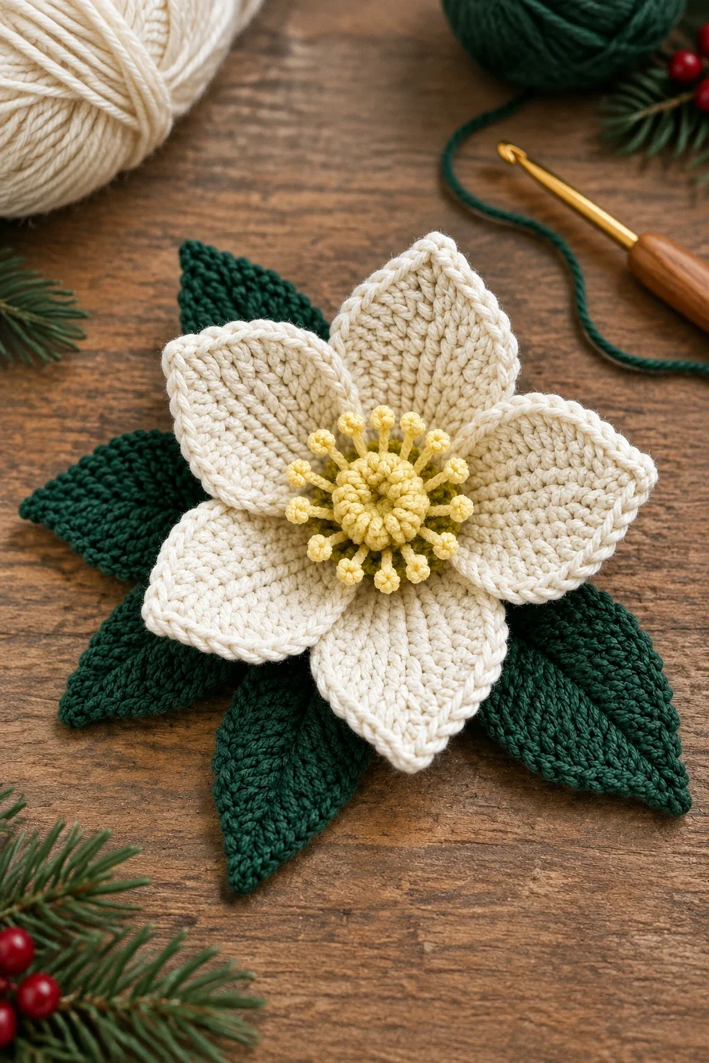 Zwischenschritt der Christrose